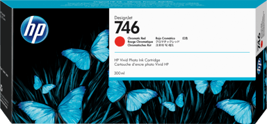 HP Blæk Rød 746 300ml - DesignJet Z6/Z9+ 