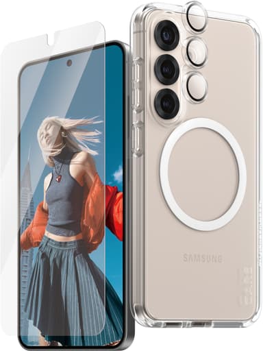 Panzerglass CARE 3-in-1 Bundle Samsung Galaxy S25 Gjennomsiktig
