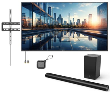 Voxicon VXN686U infonäyttö Digitaalinen litteä infotaulu 2,18 m (86") LED 450 cd/m² 4K Ultra HD musta Android 18/7 86" 450cd/m² 3840 × 2160pixels