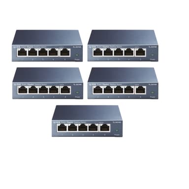 TP-Link TL-SG105 5-Port Gigabit Switch 5-Pack
