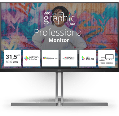 AOC U32U3CV 31.5" 3840 x 2160pixels Nano IPS 16:9 60Hz