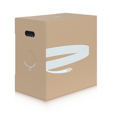 Ubiquiti UniFi Indoor Cable CAT6A CMP Cat 6A 305m Valkoinen