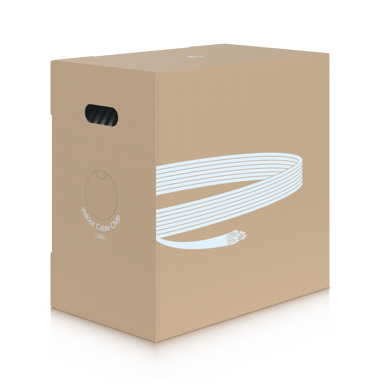 Ubiquiti UniFi Indoor Cable CAT6A CMP Cat6a 305m Hvit