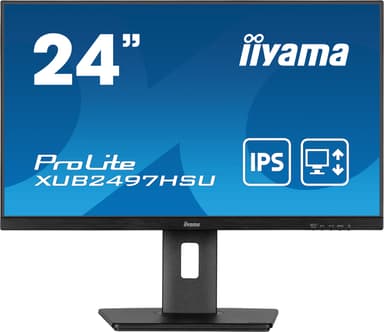 iiyama ProLite XUB2497HSU-B2 23.8" 1920 x 1080pixels IPS 16:9