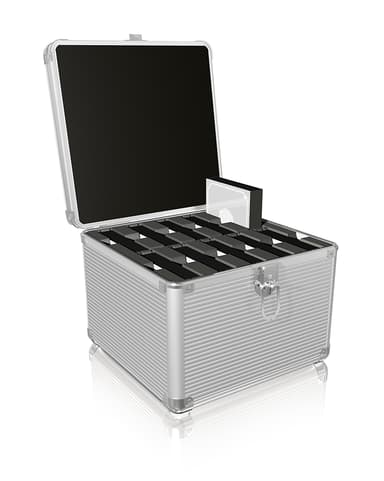 Raidsonic ICY BOX Transportkoffer voor 10 x 2,5"/3,5" HDD/SSD 