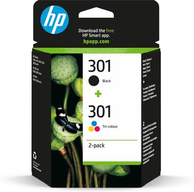 HP Bläck Combo Pack No.301 (Black,Color) 
