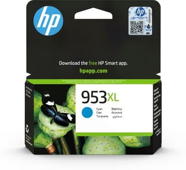 HP Blæk Cyan 953XL - OfficeJet Pro 8710/8720/8730/8740 
