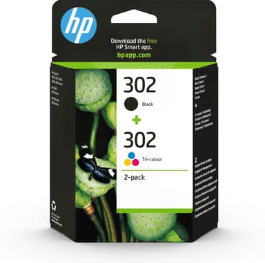 HP Blæk Combo 302 - 2-Pack 