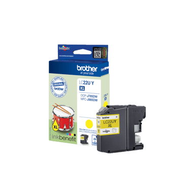 Brother Blæk Gul XL 1.2K - DCP-J785DW/MFC-J985DW 