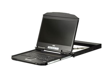 Aten CL3700NW rack-konsol 47 cm (18.5") 1920 x 1080 pixel Metal, Plast Sort 1U 