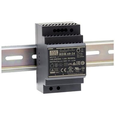 Mean Well HDR-60-5 netvoeding & inverter 60 W 60W