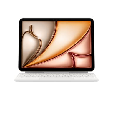 Apple Magic Keyboard iPad Air 10.9" 4th gen, iPad Air 10.9" 5th gen, iPad Air 11" (M2), iPad Air 11" (M3), iPad Air 11" (M4) Norsk Hvit