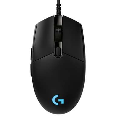 Logitech G Pro Gaming Mouse Hero Black USB-A Muis Zwart