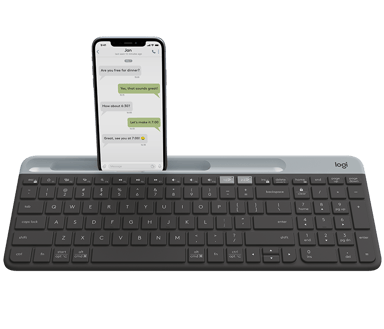 Logitech Slim Multi-Device K580 Trådlös Nordisk Tangentbord
