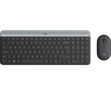 Logitech Slim Wireless Combo MK470 Trådløs Nordique, Nordisk