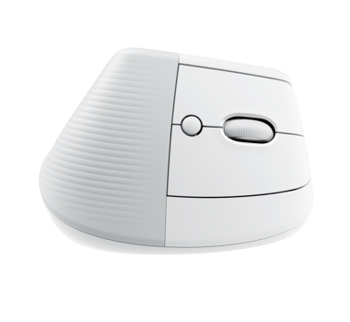 Logitech Lift Vertical Ergo Mouse Mac Off-white RF trådløs + Bluetooth