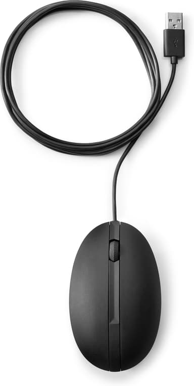 HP kablet stasjonær 320M-mus; USB-A Mus Svart