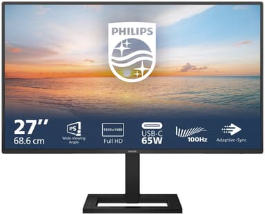 Philips 27E1N1300AE 27" 1920 x 1080pixels IPS 16:9 100Hz