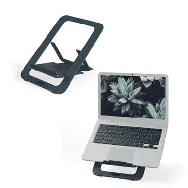 Leitz Ergo Aluminium Ultra-Platt Justerbart Laptopstativ 