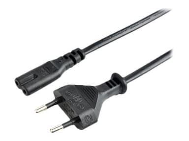 Prokord Strømkabel 5m CEE7/16 C7 Sort