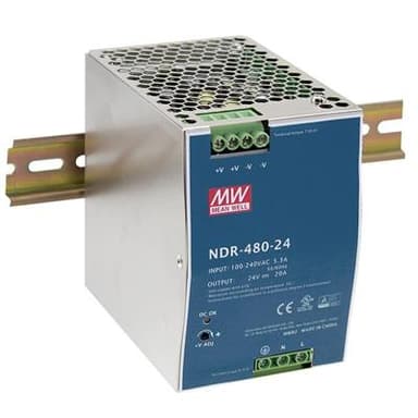 Mean Well PSU 230VAC/48VDC 480W for DIN rail 480W