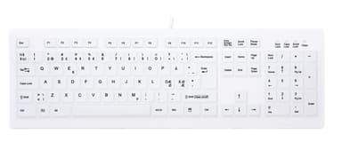 Cherry AK-C8100 Medical Keyboard White Koblet med ledninger (ikke trådløs) Nordisk