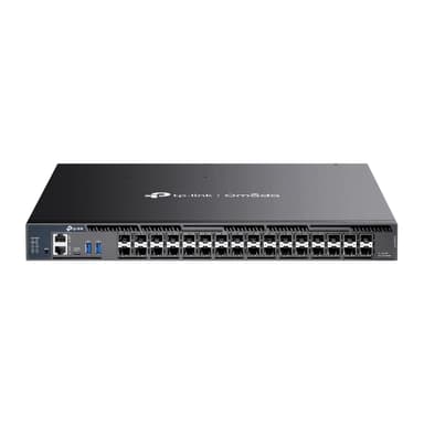 TP-Link SX6632YF netværksswitch Managed L2+/L3 Sort
