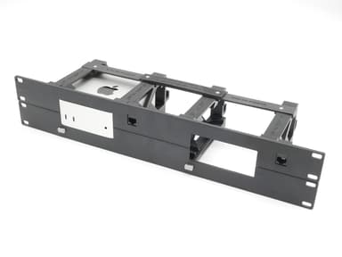 Direktronik ThingsInRack 2U Svart 19" panel with fastener for 2 Apple Mac mini M4