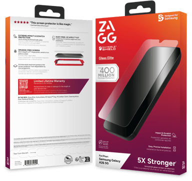 Zagg Invisibleshield Glass Elite skärmskydd Samsung Galaxy A26