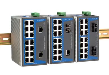 Moxa EDS-316-T 16-ports industriell ohanterad Ethernet-switch 