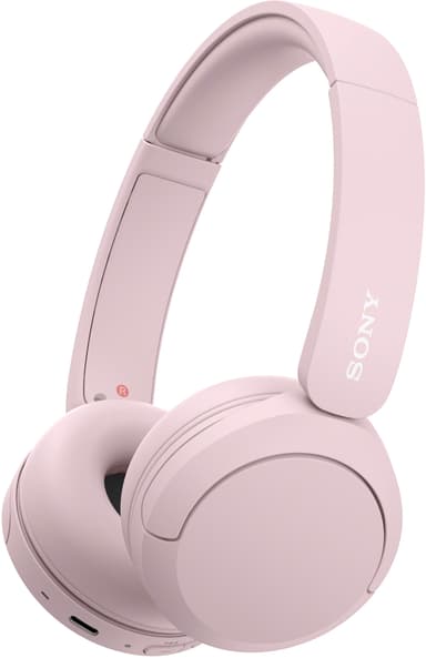Sony WH-CH520 Wireless Headphones USB Type-C Vaaleanpunainen