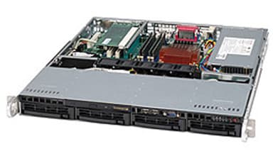 Supermicro SC813M TQ-350CB Svart