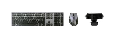 Voxicon Office Kit - Keyboard - Mouse - Webcam Nordisk