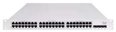 Cisco Meraki MS150-48FP-4G Lag 2 Skyadministrert 48x1GE + 4xSFP 1GE 740W PoE