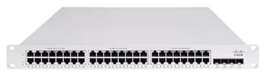 Cisco Meraki MS150-48LP-4G Lag 2 Skyadministrert 48x1GE + 4xSFP 1GE 370W PoE