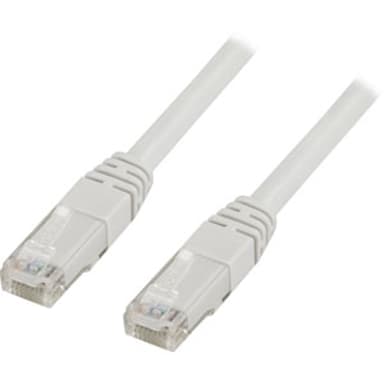 Deltaco Kytkentäkaapeli RJ-45 Cat6 2m Valkoinen