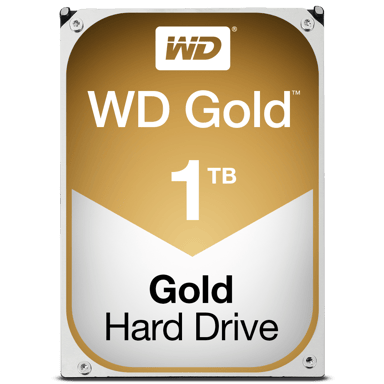 WD Gold 1TB 3.5" 7200r/min SATA 6.0 Gbit/s HDD