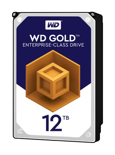 WD Gold 12TB 3.5" 7200r/min SATA 6.0 Gbit/s HDD