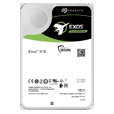 Seagate EXOS X18 12TB 512E/4KN 3.5" 7200r/min SAS HDD