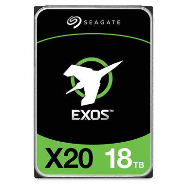 Seagate EXOS X20 18TB 512E/4KN 3.5" 7200r/min SATA 6.0 Gbit/s HDD