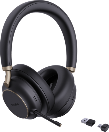 Yealink BH76 Plus Stereo USB-A, USB-C Microsoft Teams Zwart