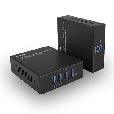 Lindy 43410 KVM-extender Zender en ontvanger 