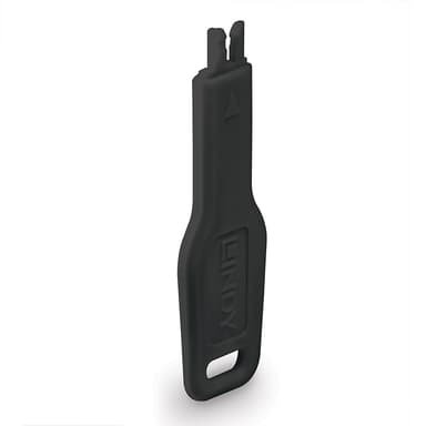 Lindy 47890 portblockerare Nyckel till portblockerare RJ-45 Svart Akrylnitrilbutadienstyren (ABS) 