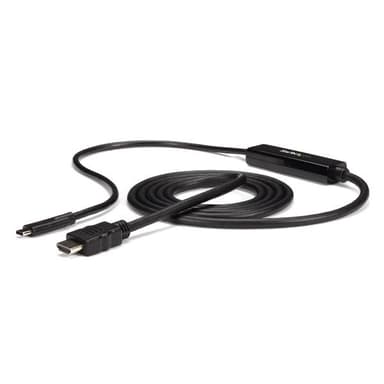 Startech USB-C to HDMI Adapter ekstern videoadapter 1m USB-C HDMI Sort