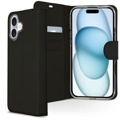 Accezz Book case iPhone 16 Zwart