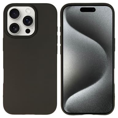 Accezz Backcover iPhone 16 Pro Zwart