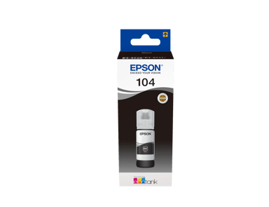Epson Bläck Svart 104 70ml - ET-2710/2704/4750 