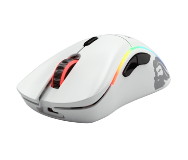 Glorious Model D Wireless Gaming-mouse - White RF Trådlös