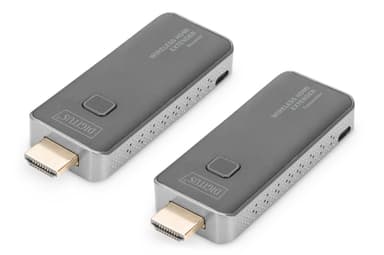 Digitus DS-55318 AV forlænger AV sender & modtager Sort