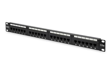 Digitus DN-91524U patchpaneler Svart Cat 5e